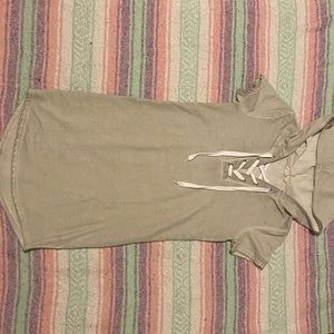 Athletic sweater dress